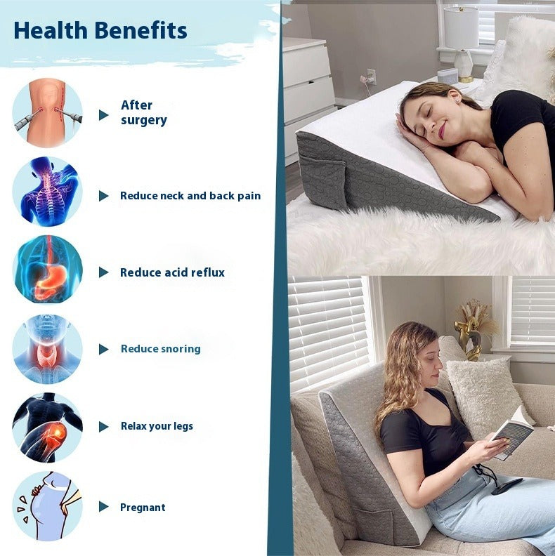 Wedge Memory Foam Triangle Pillow