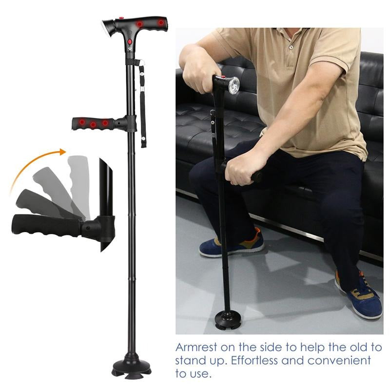 Foldable Adjustable Aluminum Walking Cane